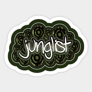 Junglist-Multi-CamoTarget Sticker